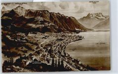 1820 Montreux - Lac Leman, Dents du Midi, Rochers de Naye AKU2