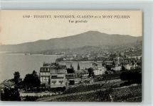 1820 Territet - Montreux Clarens et le Mont-Pelerin vue generale