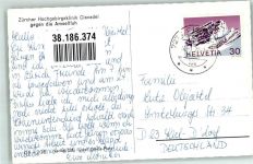 Clavadel 1972 Winter Krankenhaus