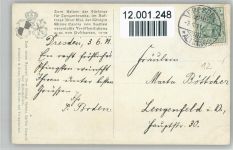 Aquarell der Fürstin Leopold v. Hohenzollern - Adel - Blumen - Spenden AK für Lungenkranke Tuberkulose 1911