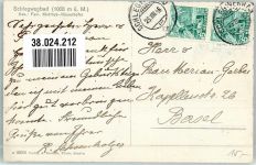 3673 Schlegwegbad 1946 Foto AK Hotel