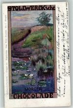 Gruppe 22 Tageszeiten Nr. 1 Morgen Stollwerck Schokolade 1906 Künstlerkarte