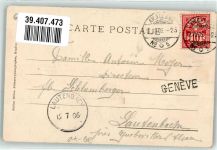 1983 Evolène 1906 - Abend in den Bergen Bäuerin beim Kreuz Ziege