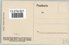 Verein für Kindervolksküchen und Horte - Kriegsnot Tuberkulose Künstlerkarte