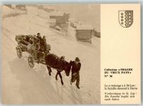 3961 St-Luc - Collection Images du Vieux Pays Serie Nr. 36 Eselkarren Winter