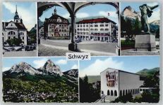 6430 Schwyz - Rathaus, Bundesbrief-Archiv, Mythen