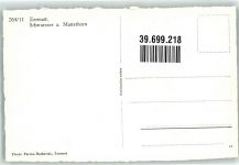 3920 Zermatt Foto AK Schwarzsee Matterhorn Gasthaus