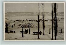 8000 Zürich 1929 Foto AK Seegefrörne 1929 AK