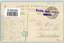 4500 Solothurn Soleure 1908 Prägedruck Wappen Horn Eichenblatt Blumen Kranz Briefmarkenabbildungen Brücke