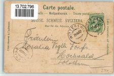 4108 Witterswil 1907 BOAKC Lithographie Gasthaus Handlung Frau Wwe Grossheutschl Pfarrhof Kirche