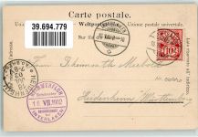 Heimwehfluh 1902 - Eiger Mönch Jungfrau Hüttenstempel