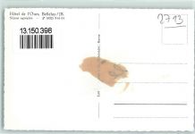 2713 Bellelay Karte beschädigt