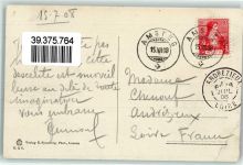 6474 Amsteg 1908 - 2 Kühe die Schmeichler Ort lt. Stempel