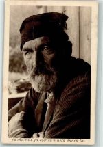 Foto bärtiger Mann Motiv Schweiz 1913