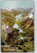7513 Silvaplana - Blick aus der Vogelschau Ober-Engadin