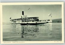 Raddampfer Helvetia Zürichsee Binnenschiff