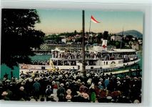 Vierwaldstättersee Salondampfer Gallia Binnenschiff 1920