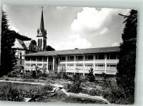 8374 Dussnang Foto AK Kirche Kurhaus Dussangn Haushaltungsschule