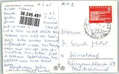 3818 Grindelwald 1965 Winter Pferdesschlitten