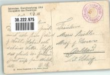 Geschützstand für schwere Artillerie Grenzbesetzumg 1914 Feldpost Militär Schweiz 1916 Foto AK