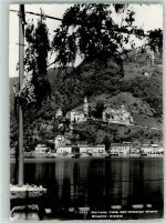 6922 Morcote 1952 Foto AK Hotel Milano