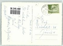 6922 Morcote 1952 Foto AK Hotel Milano