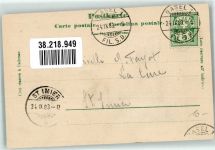 4000 Basel Bâle 1903 Foto AK Denkmal Wettsteinbrücke