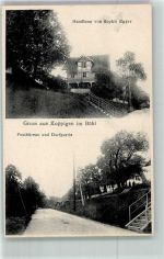 3425 Koppigen Foto AK Postamt Dorfpartie Handlung Egger