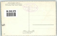 Faulhorn Foto AK Hotel Faulhorn Hüttenstempel