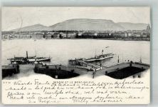 1200 Genève Genf 1905 Foto AK Hafen