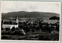 2827 Mervelier La Scheulte 1955 Foto AK Kirche