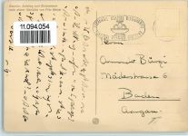 6978 Gandria Künstlerkarte Aufstieg zum Glockenturm sign. Meijer Fritz