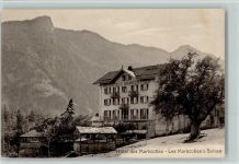1923 Les Marécottes 1926 Gebrauchsspuren Hotel des Marecottes , Baumbank