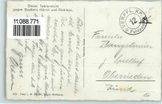7265 Davos Wolfgang - Totalansicht gegen Seehorn Hörnli und Rhätikon Feldpost