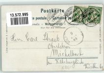 3860 Meiringen 1901 Lithographie sign. Steinamm, C. Künstler-Postkarte