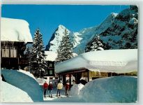 3825 Mürren - Dorfstrasse Eiger Mönch Winter