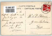 6060 Sarnen 1912 Gebrauchsspuren Gasthaus Pension Seiler