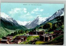 7250 Klosters 1911 Foto AK Bahnpost Rhät.Bahn