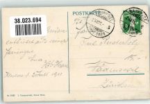 7250 Klosters 1911 Foto AK Bahnpost Rhät.Bahn