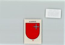 6430 Schwyz - Vignette Wappen Kaffee Hag ca 1920-1940