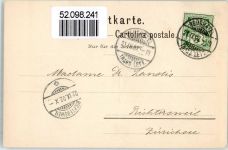 2000 Neuchâtel Neuenburg 1902 Lithographie Pension