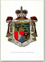 9490 Vaduz 1949 Foto AK Landes - Wappen