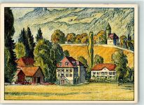 9436 Balgach Künstlerkarte Schloss Grünenstein