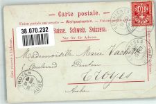 2805 Soyhières Bellerive JU 1901 Gebrauchsspuren Schloss