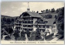 Schwarzenberg - 1924, Hotel, Pension Matt