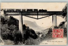 1337 Vallorbe 1907 - Brücke Eisenbahn