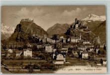 1950 Sion Sitten 1914 Gebrauchsspuren Tourbillon Valere