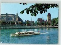 8000 Zürich - Hauptbahnhof Landesmuseum Oersonenschiff