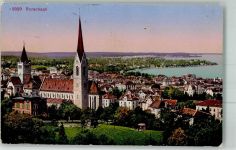 9400 Rorschach 1920 Foto AK Kirche