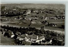 8109 Kloster Fahr 1916 Gebrauchsspuren Fliegeraufnahme